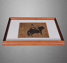 孟连书画装裱配框服务案例